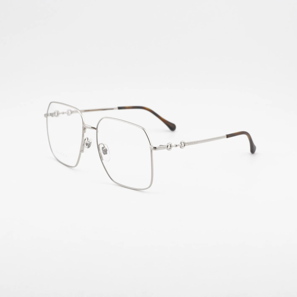 Gucci GG0952O Eyeglasses Silver Acetate/Metal Square